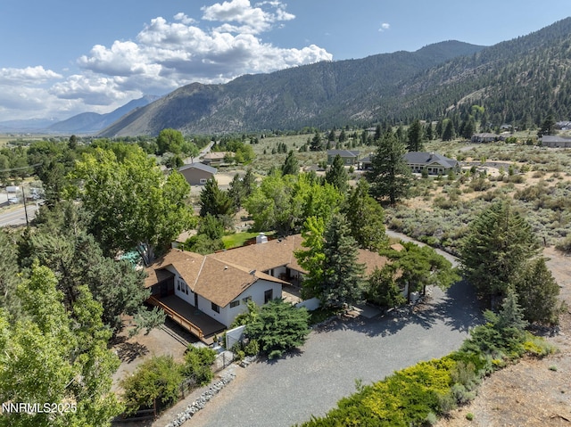 2548 Jacks Valley Rd, Genoa, NV 89411 - aerial view of a mountain backdrop