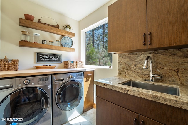 5 Kelly Cir, Glenbrook, NV 89413 - laundry room featuring independent washer and dryer and cabinet space