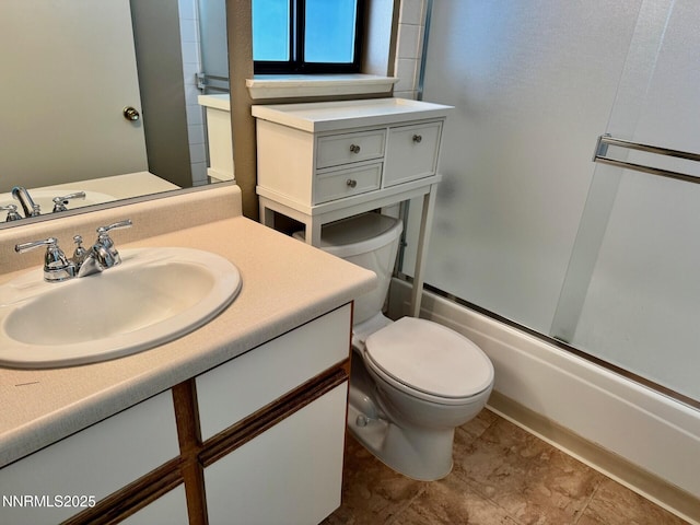 4066 Snowshoe Ln, Reno, NV 89502 - full bath featuring vanity and shower / bath combination with glass door