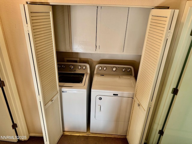 4066 Snowshoe Ln, Reno, NV 89502 - washroom featuring cabinet space and separate washer and dryer
