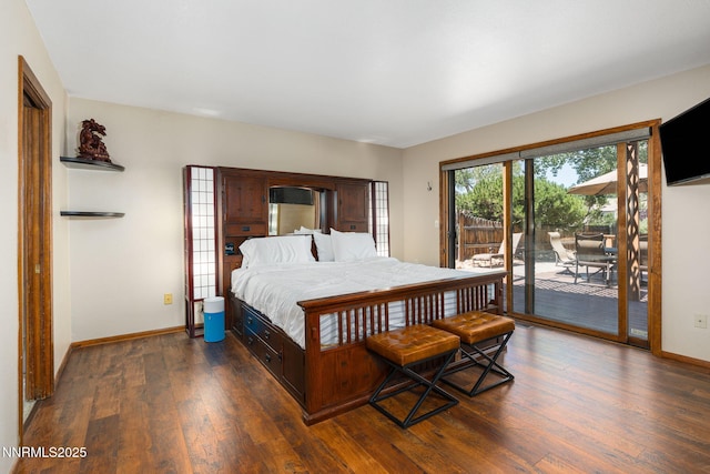 3597 Skyline View Dr, Reno, NV 89509 - bedroom featuring access to outside and wood finished floors