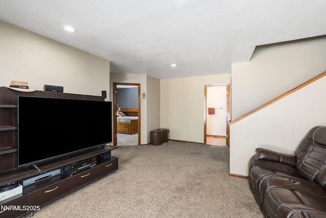 3597 Skyline View Dr, Reno, NV 89509 - living area with carpet floors and recessed lighting