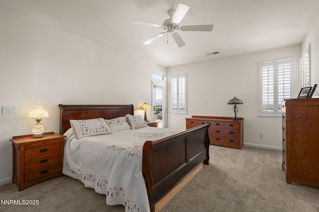 3226 Banestone Rd, Sparks, NV 89436 - bedroom with light colored carpet and ceiling fan