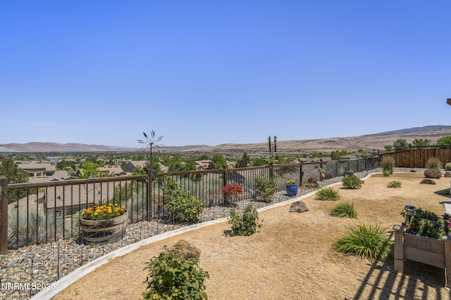3226 Banestone Rd, Sparks, NV 89436 - fenced backyard featuring a mountain view