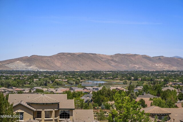 3226 Banestone Rd, Sparks, NV 89436 - mountain view with nearby suburban area and a large body of water