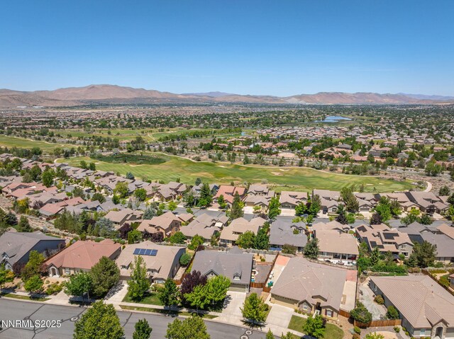 3226 Banestone Rd, Sparks, NV 89436 - aerial view of residential area with mountains and a local golf course