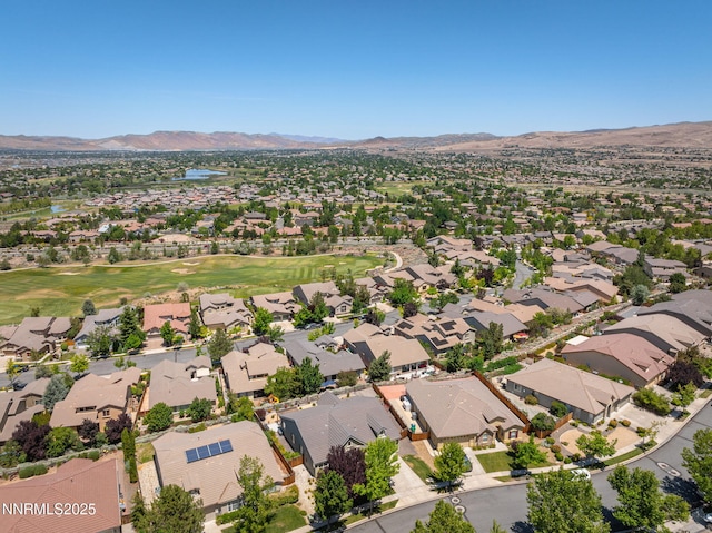 3226 Banestone Rd, Sparks, NV 89436 - aerial perspective of suburban area featuring mountains and a golf club