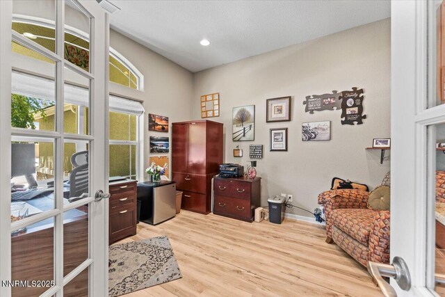 6648 Equation Dr, Sparks, NV 89436 - office featuring light wood-style floors and recessed lighting