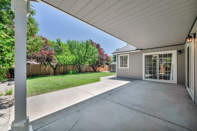 2159 Shadow Brook Ct, Carson City, NV 89703 - fenced backyard with a patio