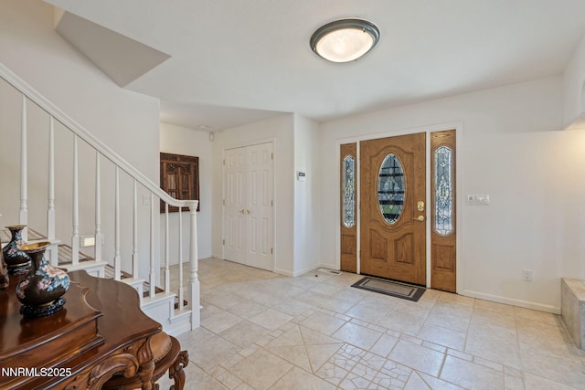3555 Vista Blvd, Sparks, NV 89436 - foyer with stairway and inlaid floor details