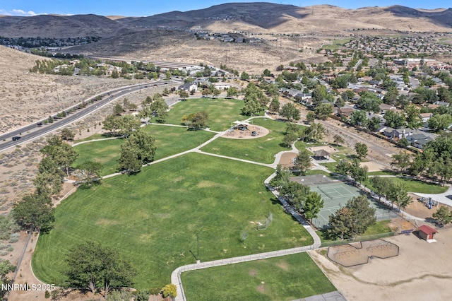 3555 Vista Blvd, Sparks, NV 89436 - aerial view of property and surrounding area featuring a mountain backdrop