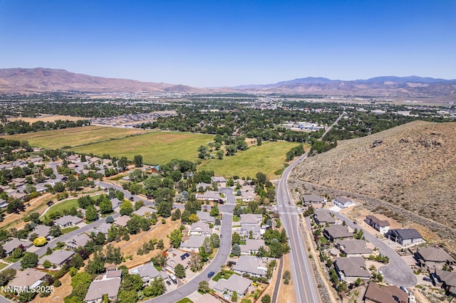 2092 Canterbury Ln, Carson City, NV 89703 - aerial view of residential area with a mountain backdrop
