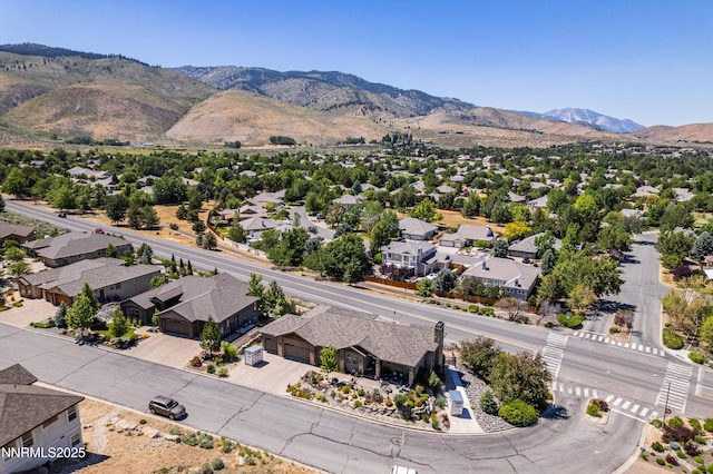 2092 Canterbury Ln, Carson City, NV 89703 - aerial perspective of suburban area featuring mountains
