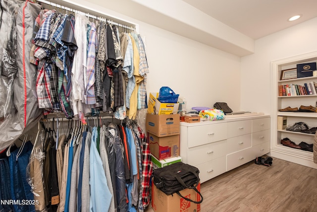 2092 Canterbury Ln, Carson City, NV 89703 - walk in closet with wood finished floors