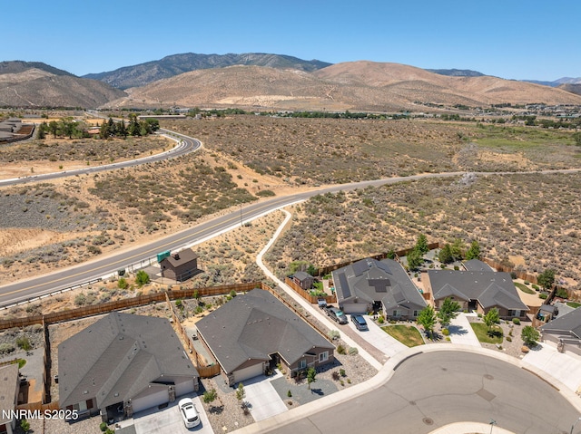 6496 Arc Dome Dr, Carson City, NV 89701 - aerial perspective of suburban area with a mountainous background
