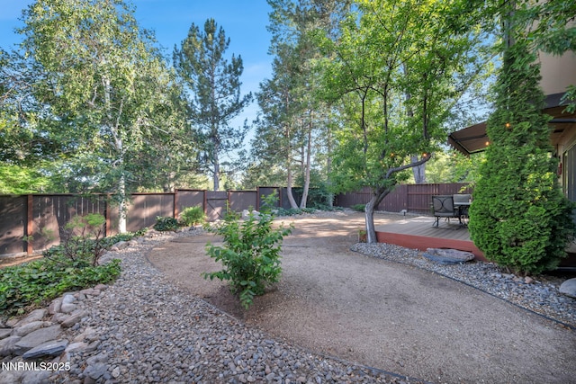 6437 Meadow Valley Ln, Reno, NV 89519 - fenced backyard with a deck