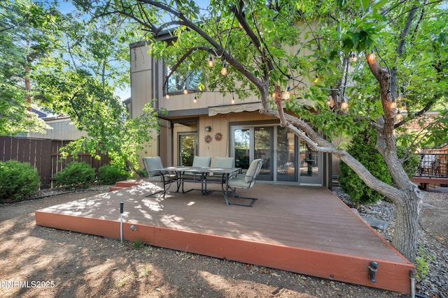 6437 Meadow Valley Ln, Reno, NV 89519 - deck with outdoor dining area