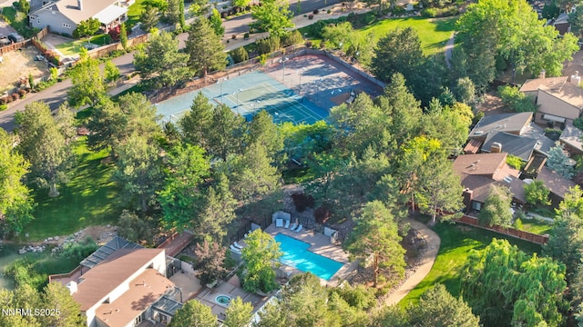 6437 Meadow Valley Ln, Reno, NV 89519 - aerial view of residential area with a pool