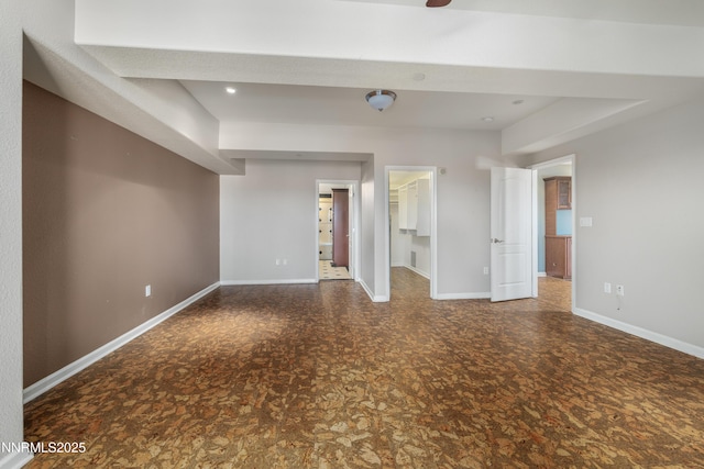 200 W 2nd St Apt 1501, Reno, NV 89501 - spare room featuring baseboards and recessed lighting