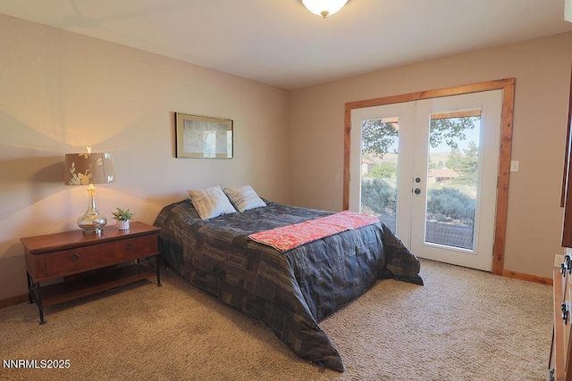 80 Bobcat Dr, Reno, NV 89523 - carpeted bedroom with access to outside and french doors