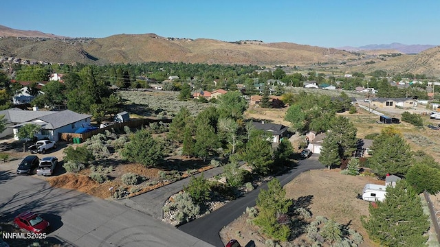 80 Bobcat Dr, Reno, NV 89523 - aerial view of property and surrounding area with a mountain backdrop and nearby suburban area