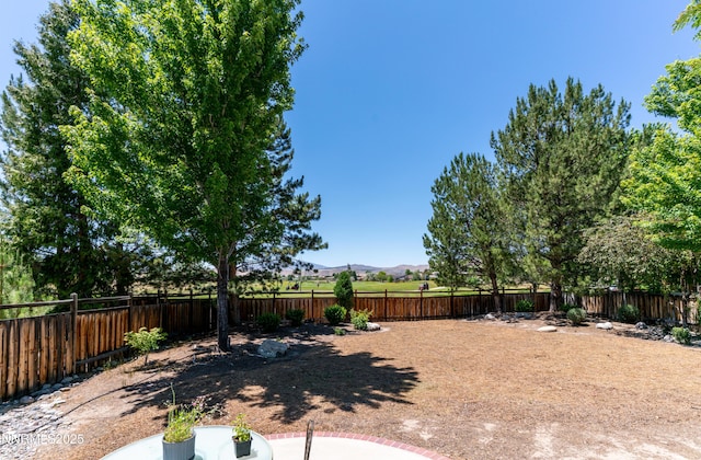 6993 Cinnamon Dr, Sparks, NV 89436 - fenced backyard with a mountain view