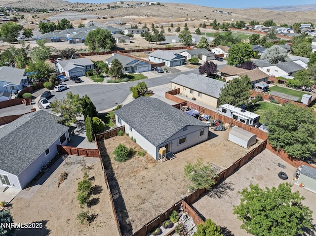 5886 Wishbone Ct, Sun Valley, NV 89433 - aerial perspective of suburban area featuring mountains