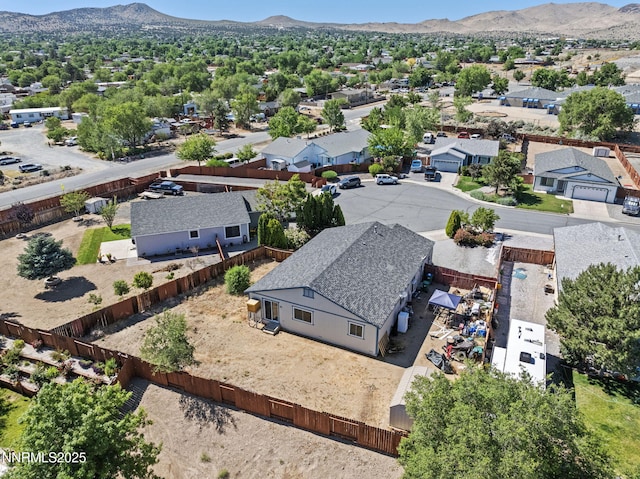 5886 Wishbone Ct, Sun Valley, NV 89433 - aerial view of residential area featuring a mountain backdrop