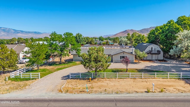 1314 Johnson Ln, Minden, NV 89423 - view of front of home with a mountain view