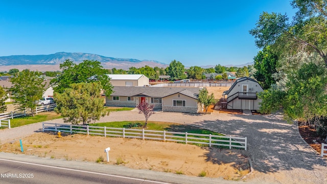 1314 Johnson Ln, Minden, NV 89423 - view of front of home featuring a mountain view