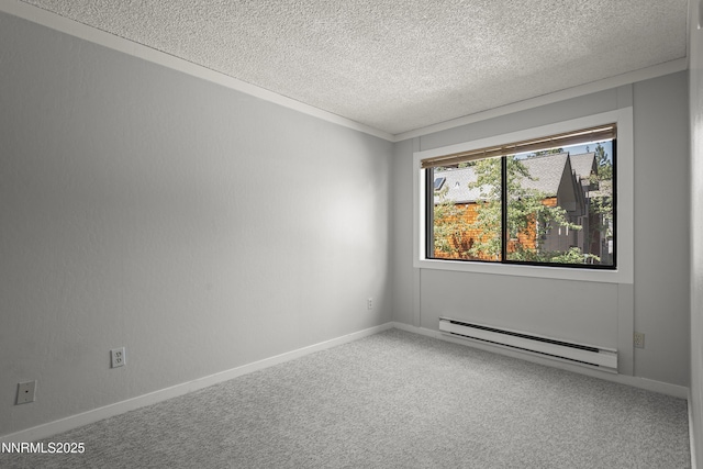 989 Tahoe Blvd Unit 71, Incline Village, NV 89451 - carpeted spare room with baseboard heating and a textured ceiling