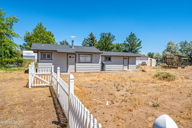 1513 S Riverview Dr, Gardnerville, NV 89460 - view of single story home