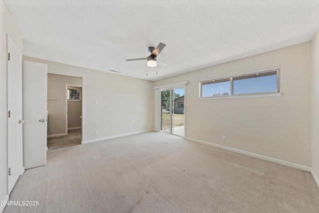 1513 S Riverview Dr, Gardnerville, NV 89460 - carpeted empty room featuring a ceiling fan and a textured ceiling