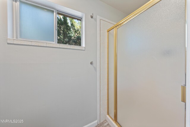 1513 S Riverview Dr, Gardnerville, NV 89460 - bathroom with a shower stall