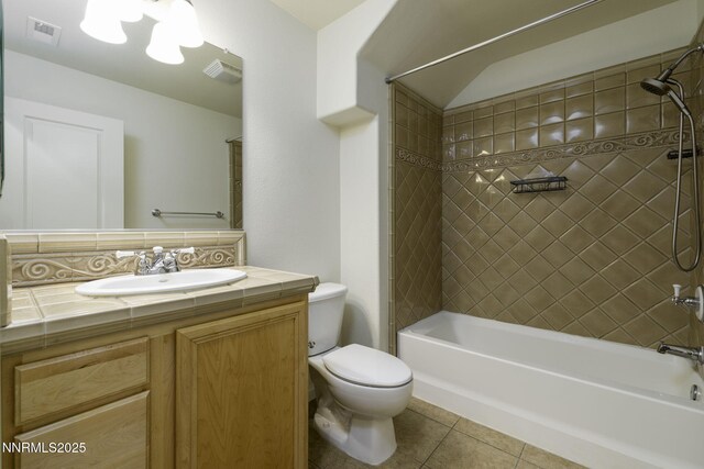 7680 Stone Bluff Way, Reno, NV 89523 - full bathroom with tile patterned flooring, vanity, and tub / shower combination