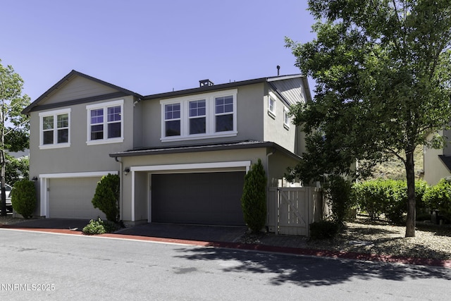 7680 Stone Bluff Way, Reno, NV 89523 - view of front of home with stucco siding and a garage