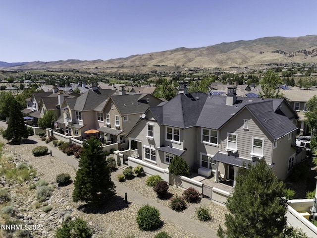 7680 Stone Bluff Way, Reno, NV 89523 - aerial view of residential area with mountains