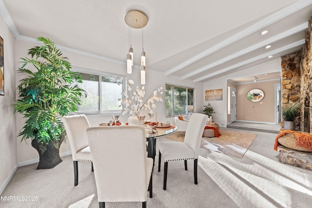 25 Yellow Pine Cir, Reno, NV 89511 - dining area featuring healthy amount of natural light, carpet floors, and recessed lighting
