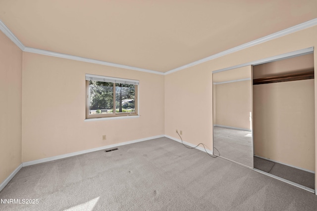 25 Yellow Pine Cir, Reno, NV 89511 - unfurnished bedroom with ornamental molding, carpet floors, and a closet
