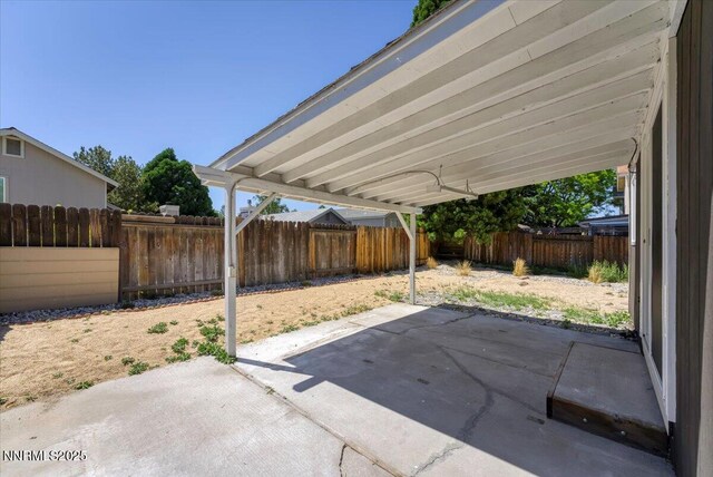 2719 Chavez Dr, Reno, NV 89502 - fenced backyard featuring a patio