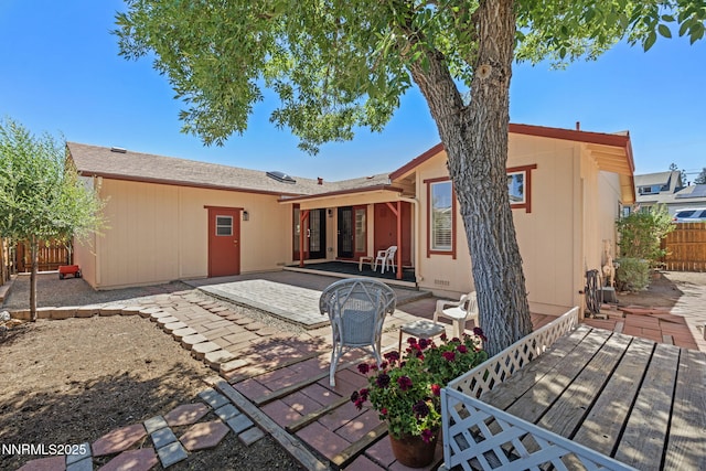 2095 Kings Row, Reno, NV 89503 - rear view of property featuring a deck and a patio area
