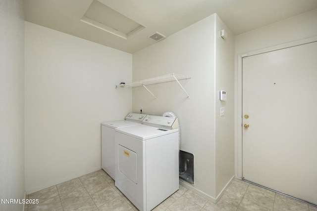 8733 Sunset Breeze Dr, Reno, NV 89506 - washroom with washing machine and dryer and attic access