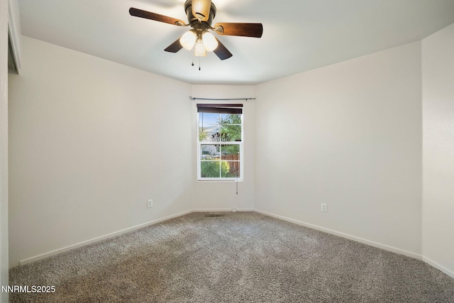 8733 Sunset Breeze Dr, Reno, NV 89506 - carpeted empty room with baseboards and a ceiling fan
