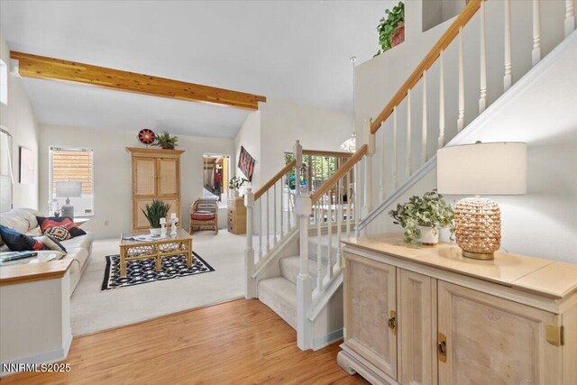 917 Jennifer St, Incline Village, NV 89451 - stairway with wood finished floors and healthy amount of natural light
