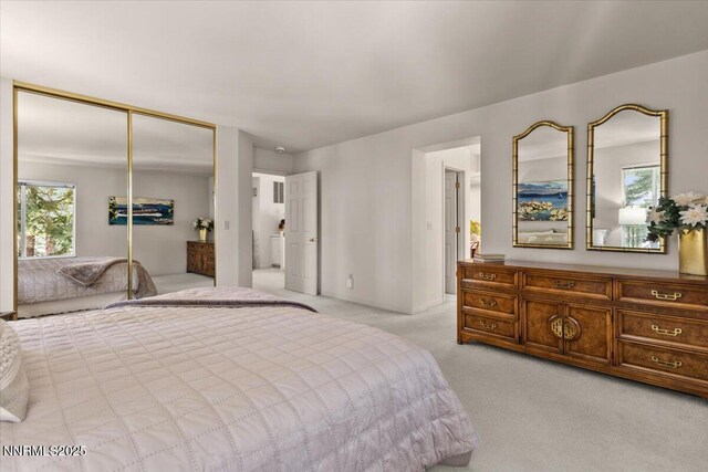 917 Jennifer St, Incline Village, NV 89451 - bedroom featuring light carpet and a closet