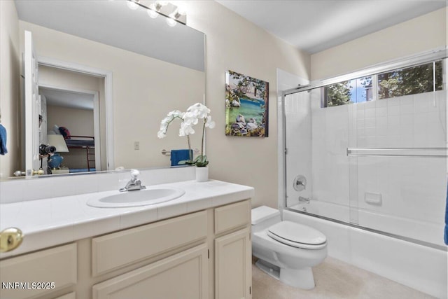 917 Jennifer St, Incline Village, NV 89451 - bathroom featuring vanity and enclosed tub / shower combo