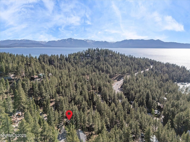 699 Lakeview Dr, Zephyr Cove, NV 89448 - view of mountain background featuring a large body of water