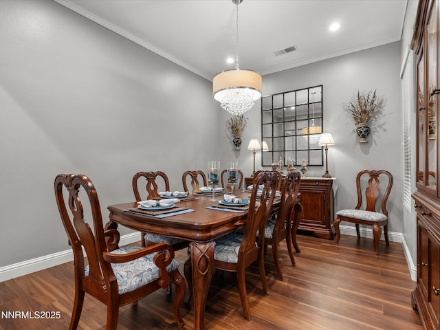 1486 Lambrays Ct, Sparks, NV 89436 - dining room featuring wood finished floors, ornamental molding, and recessed lighting