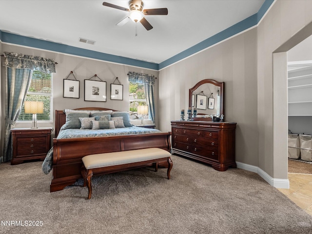 1486 Lambrays Ct, Sparks, NV 89436 - carpeted bedroom featuring baseboards and ceiling fan