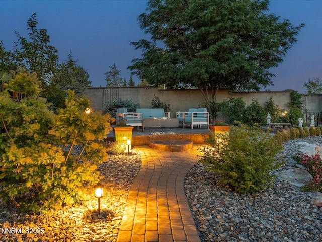 1486 Lambrays Ct, Sparks, NV 89436 - view of patio / terrace with a fire pit